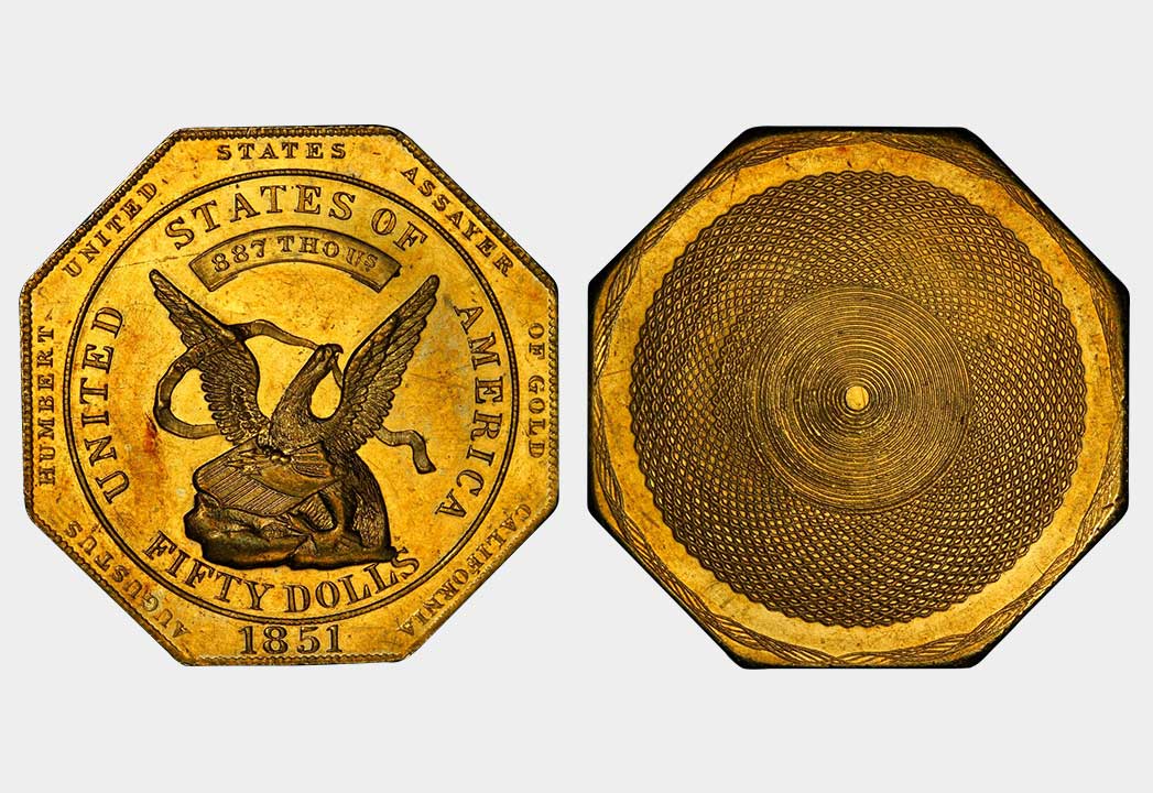 Humbert Moffat $50 slug